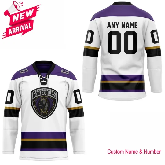 Discover Personalized Name & Number Greensboorro White Lace Jersey - All Size