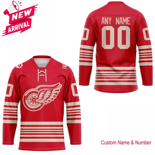 Discover Personalized Name & Number Detroit Centennial Lace Jersey