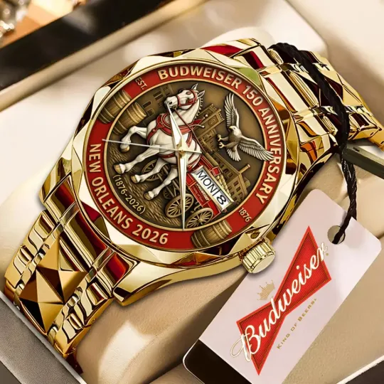Budweiser 150th Anniversary Alloy Quartz Watch