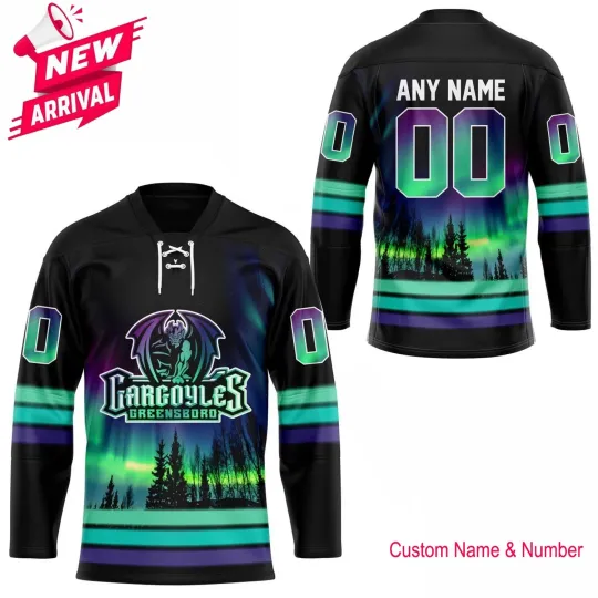 Personalized Name & Number Greensboorro Northern Light Lace Jersey