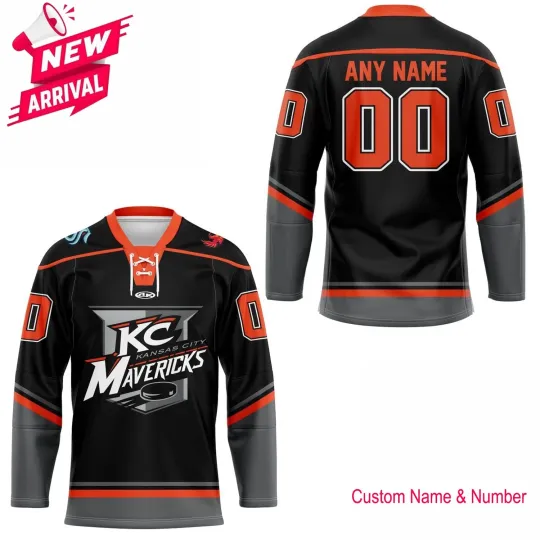 Discover Personalized Name & Number Kansas Ciiity Black Alternate Lace Jersey