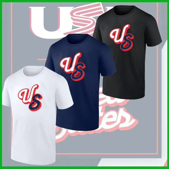 Logo Team USA Baseball 2026 World Baseball Classic T Shirt