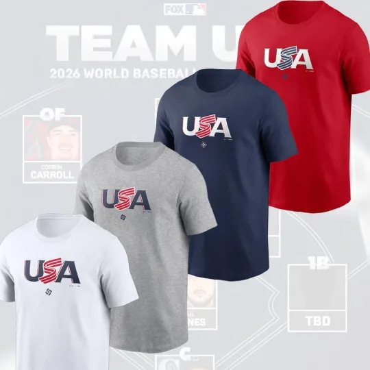 Discover USA Baseball 2026 World Baseball Classic Wordmark For Fans