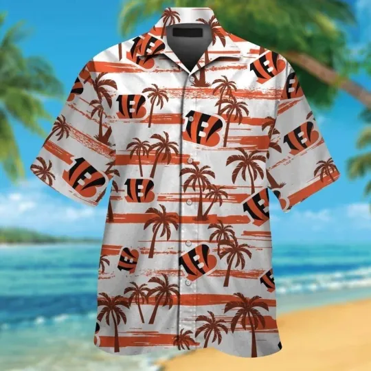 Discover Cincinnati Football Bengalss Team Hawaiian Shirt Unisex Adult Gift