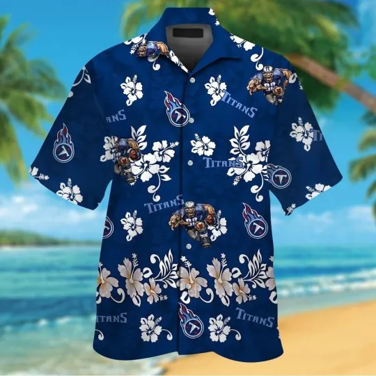 Discover Tennessee Football Titanss Team Hawaiian Shirt Unisex Adult Outfit