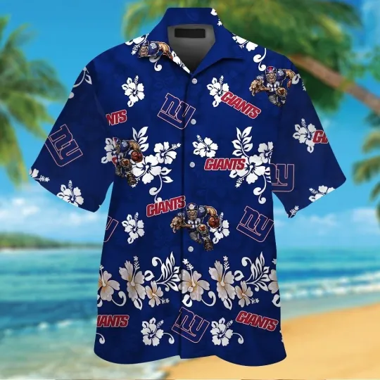Discover New York Football Giantss Team Hawaiian Shirt Unisex Adult Outfit