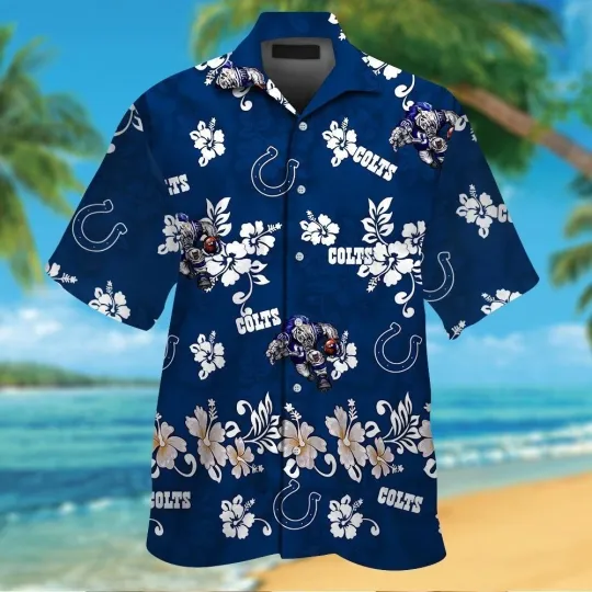 Discover Indianapolis Football Coltss Team Hawaiian Shirt Unisex Adult Gift