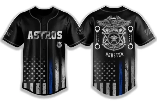 Personalized Astros Law Enforcement Night Jersey - All Size