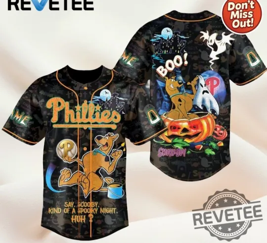 Discover Philliess X Scoobydoo Halloween Giveaway Jersey - All Size