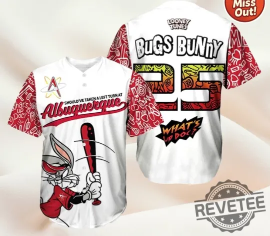 Discover Albuquerqquue Isotopes Buggs Bunny Jersey Gifts - All Size