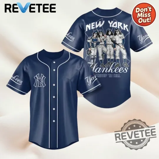 Discover Personalized N.Y Yankees Dressed To Kill Giveaway Jersey - All Size