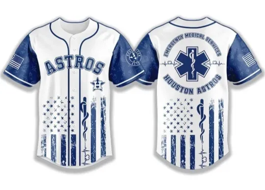 Discover Personalized Astros Emergency Medical Technician Appreciation Night Jersey