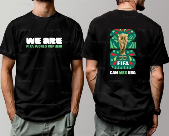 FIFA World Cup 2026 Shirt, Canada Mexico USA T-Shirt, Football Fan Tee, World Cup 2026, FIFA Soccer Tee, Family Matching Shirt