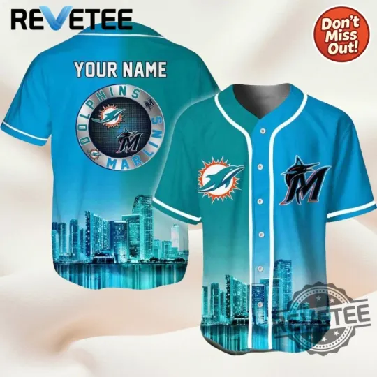 Discover Personalized Dolphinss X Marlinss Giveaway Jersey - All Size