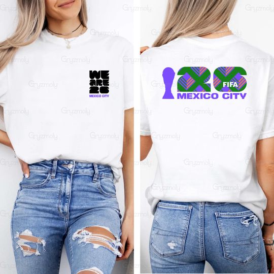 Discover FIFA World Cup 2026 in Mexico City Shirt, Canada Mexico USA T-Shirt, Football Fan Tee, World Cup 2026, FIFA Soccer Tee,Family Matching Shirt