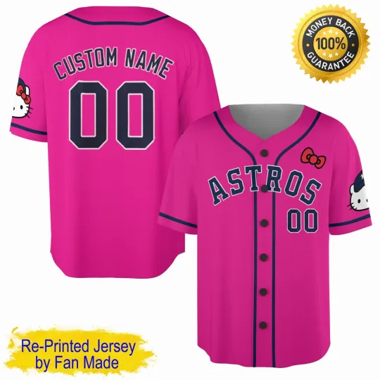 Discover Astros x  Hello Cat Night Jersey Giveaway- All Size
