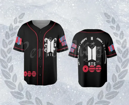 Discover Kpop Comeback Bangtan Baseball Jersey, World Tour 2026 2027 Jersey