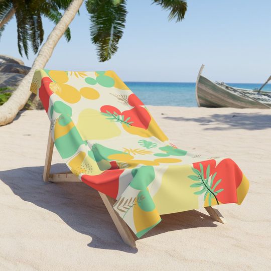 Discover Disney Boho Coral Beach Towel, Disney Towel, Mickey Mouse Beach Accessories, Disney Pool Towel, Minnie Towel, Mickey Minimalistic Towel