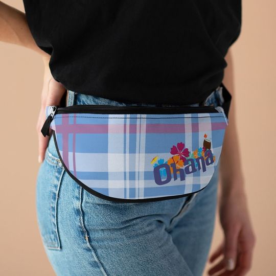 Discover Ohana Fanny Pack, Lilo & Stitch Fanny Pack Disney Waist Bag, Mickey Travel Bag, Theme Park Purse, Cross Body Bag, Disney Bag