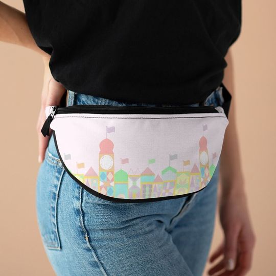 Discover Its a Small World Fanny Pack, Disney Waist Bag, Mickey Travel Bag, Theme Park Purse, Cross Body Bag, Disney Park Bag, Money Bag