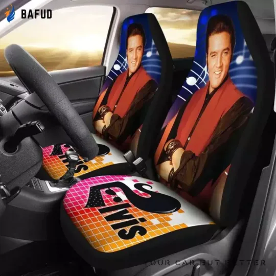 Elvis Presley Front Seat Cover for Car Interior Accessories
