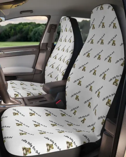 Discover Cute Cartoon Frog Polyester Car Seat Cover