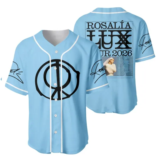 Discover Rosalía Baseball Jersey Vintage Style – Motomami Concert Fan Shirt