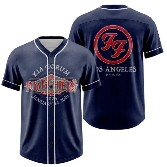 FF Band Fighters Concert Baseball Jersey Unisex | Alt Rock Band Shirt