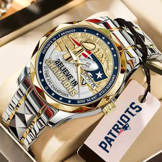 Discover Patriots A.FC Champions 2026 Alloy Quartz Watch