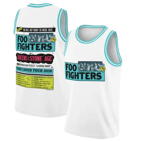 Discover FF Band Fighters Fan Basketball Jersey Unisex | Classic Rock Concert Shirt