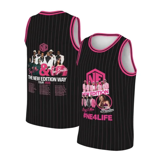 Discover New Edition Basketball Jersey,Vintage Unisex Streetwear Sports Retro Style Shirt