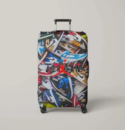 Discover Airordan Shoes Pattern Logo Luggage Cover