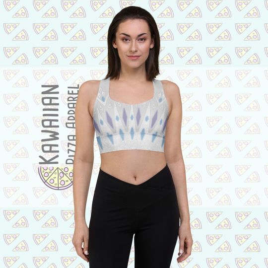Discover Women's Elsa Elements Inspired Recycled Longline Sports Bra