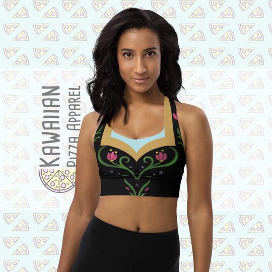 Women's Anna Inspired Recycled Longline Sports Bra