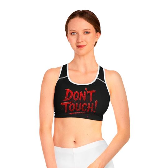 Women's Sports Bra Don't Touch! Fitness Activewear