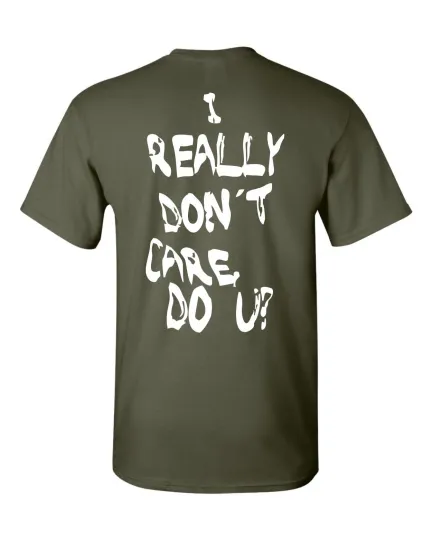 Discover I Really Don't Care Do You? Melania Trump PRINTED ON BACK Men's Tee Shirt
