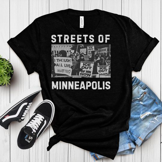 Discover Bruce Streets Of Minneapolis Right Now Shirt, Ice Out, Be Good Pretti Tee