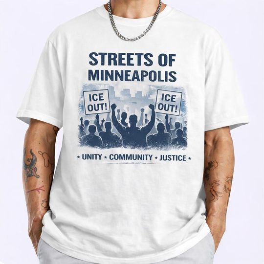 Discover Bruce Streets Of Minneapolis Right Now Shirt, Ice Out, Be Good Pretti Tee