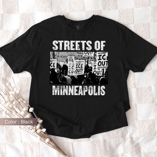 Discover Bruce Streets Of Minneapolis Right Now Shirt, Ice Out, Be Good Pretti Tee,Retro Protest Shirt,Urban Streetwear Minnesota Shirt