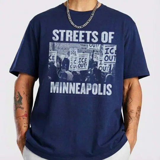 Discover Bruce Streets Of Minneapolis Right Now Shirt, ICE Out Be Good Pretti Tee