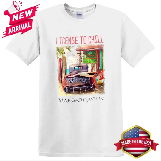 Red Sox x Margaritaville License to Chill - White - All Size