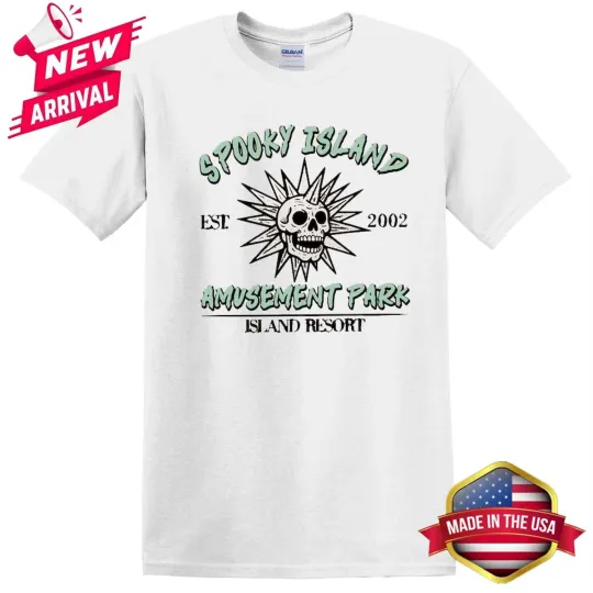 Discover Retro Halloween Spooky Island Disco Skull - All Size