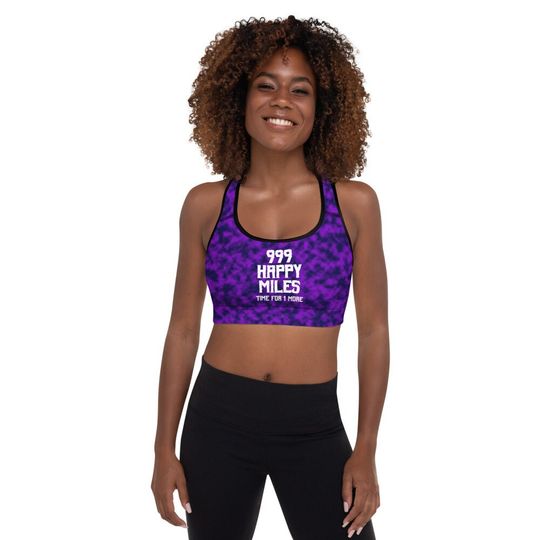 Discover 999 Happy Miles Haunted Mansion Padded Low Impact Sports Bra