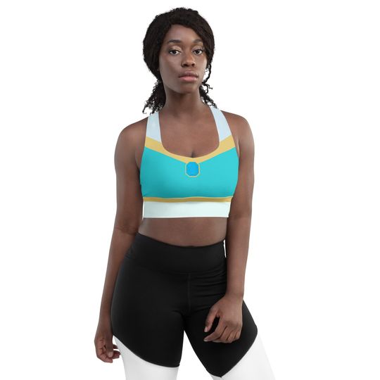 Discover Jasmine Inspired Running Costume Longline sports bra