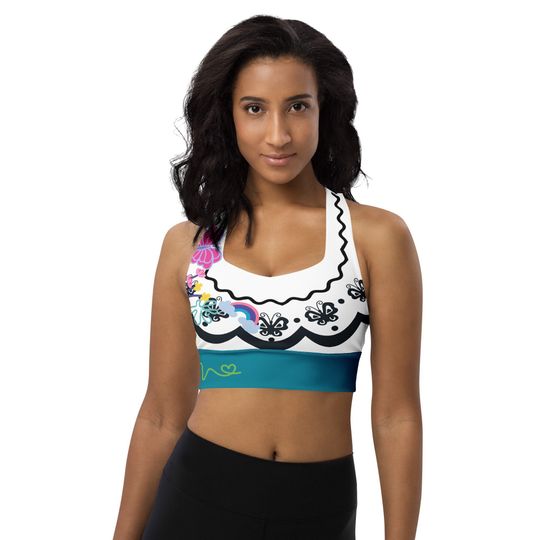 The Ordinary Sister of the Magically Gifted Family Running Costume Longline sports bra