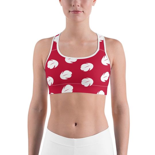 Hawaiian Friend of Lovable Alien Running Costume Sports bra