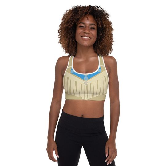 Discover Pocahontas Princess Padded Low Impact Sports Bra