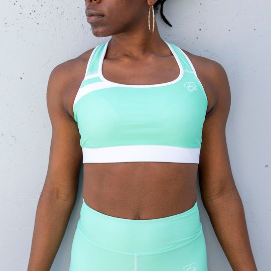 Discover Mint  Sports Bra | Yoga Bra | Women's Fitness Tops | Gymwear