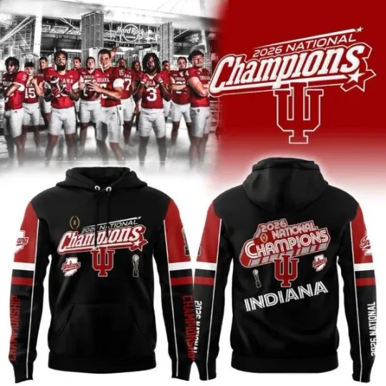 Discover Indiana 2026 National Champions Hoodie