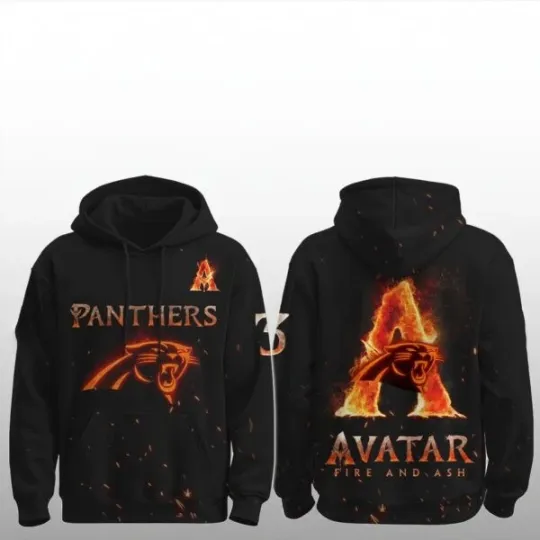 2026 Panthers Avt Fire and Ash Hoodie